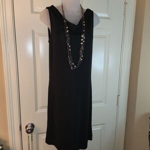 3/$20 NY & Company Size M black sleeveless dress